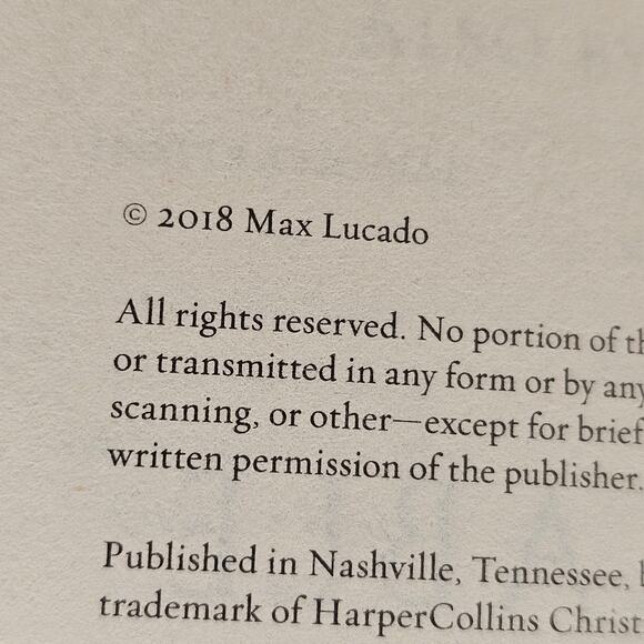 Unshakable Hope by Max Lucado Paperback 2020 Inspirational Christian Living Book - Picture 4 of 10